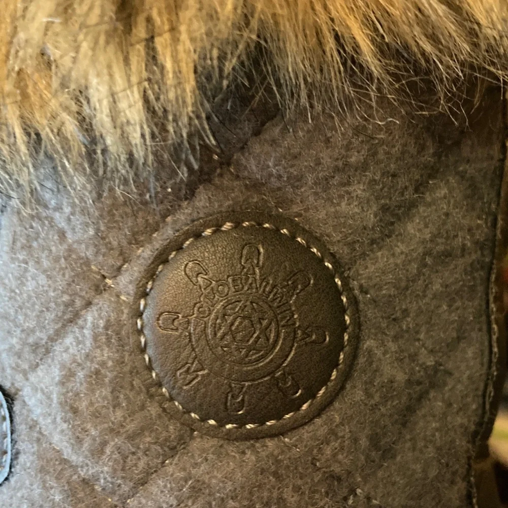 Globalwin 1707-2 Gray Winter Boots Size 6.5 EUC
